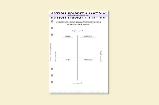 Action Priority Matrix