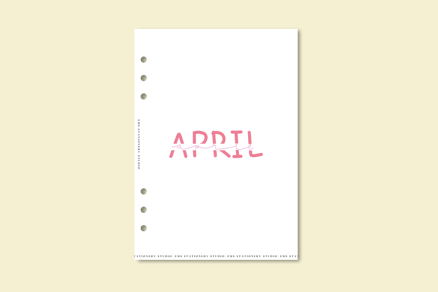 Monthly Dividers x12