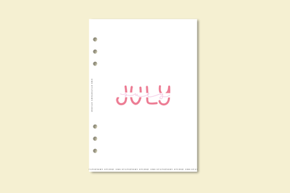 Monthly Dividers x12