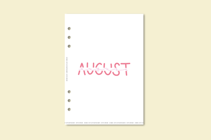 Monthly Dividers x12