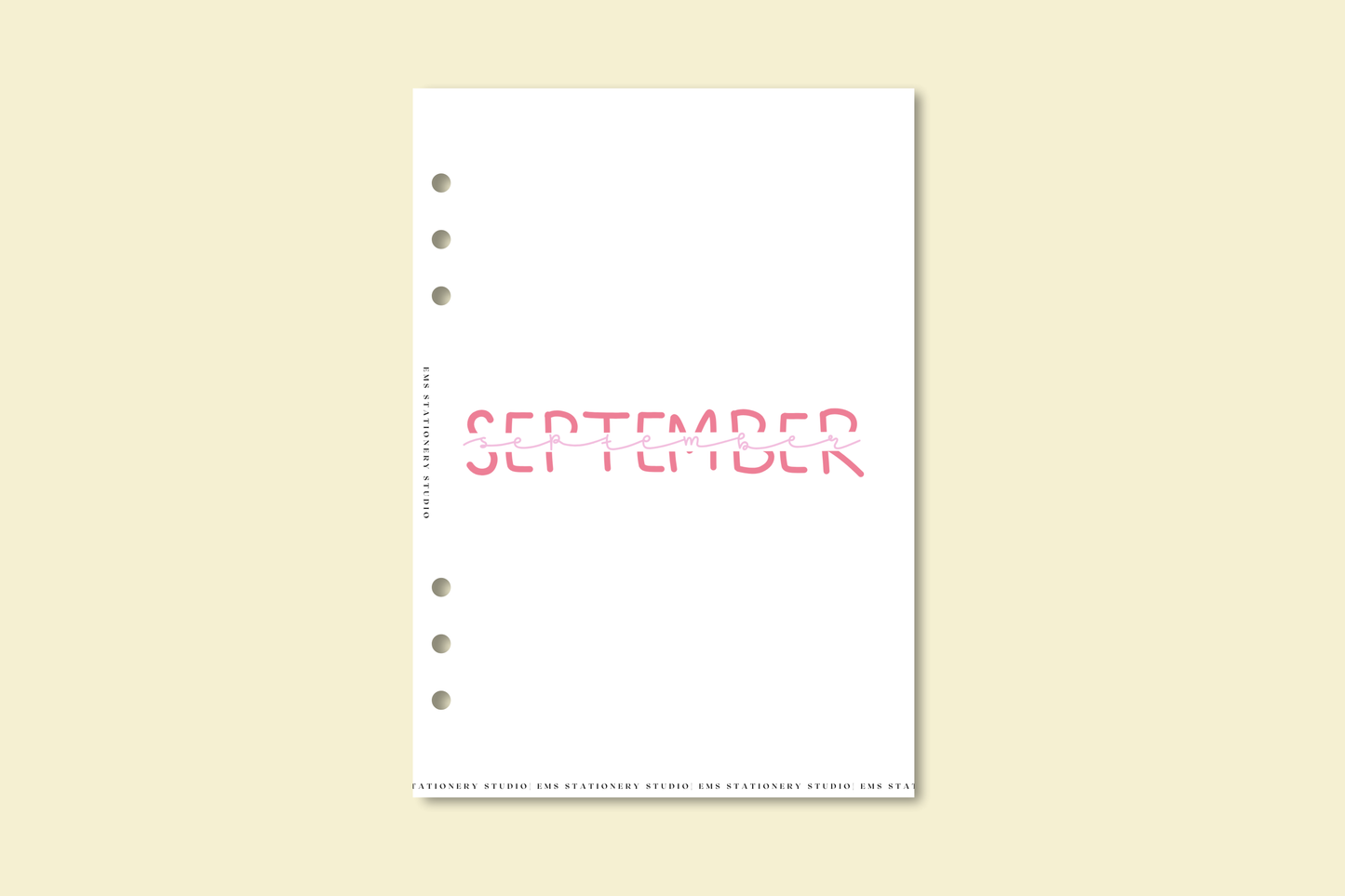 Monthly Dividers x12