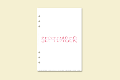 Monthly Dividers x12