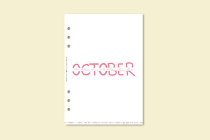 Monthly Dividers x12