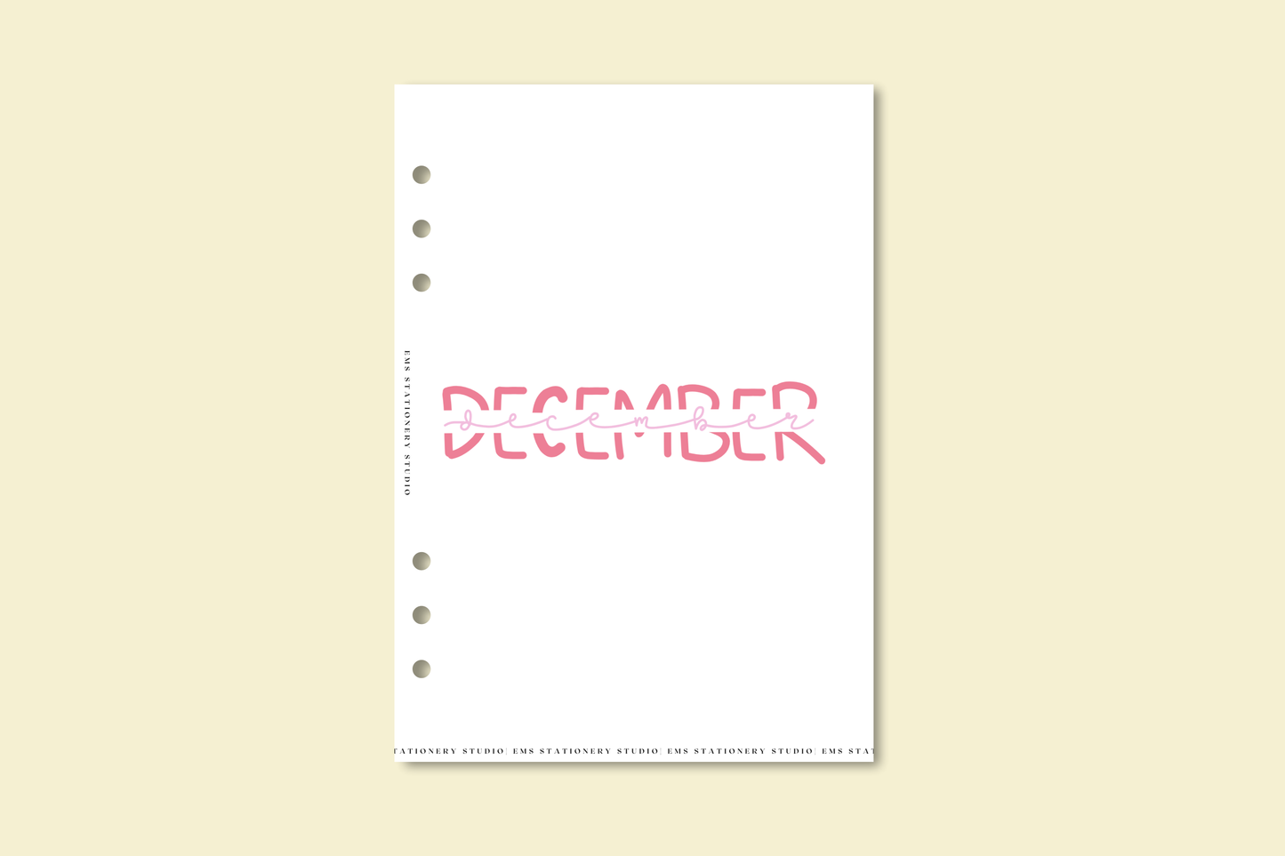 Monthly Dividers x12