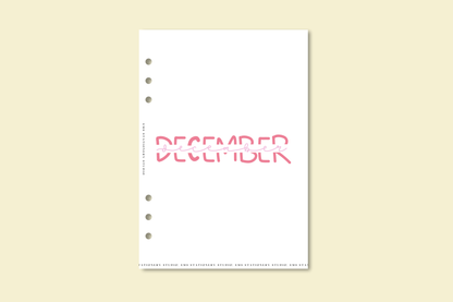 Monthly Dividers x12