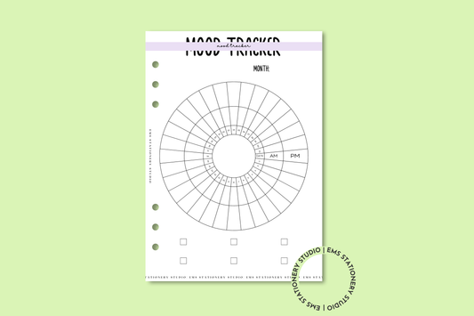 Circle Monthly Mood Tracker