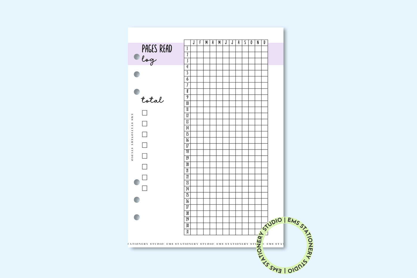 Pages Read Tracker