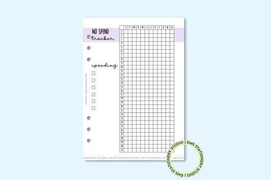 No Spend Tracker