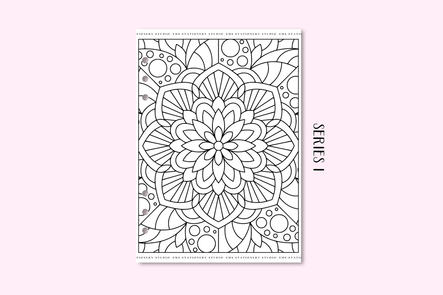 Series I - Mandala Colouring Pages