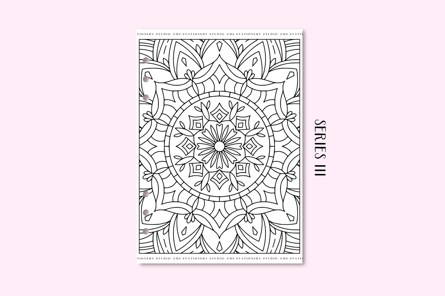 Series III - Mandala Colouring Pages