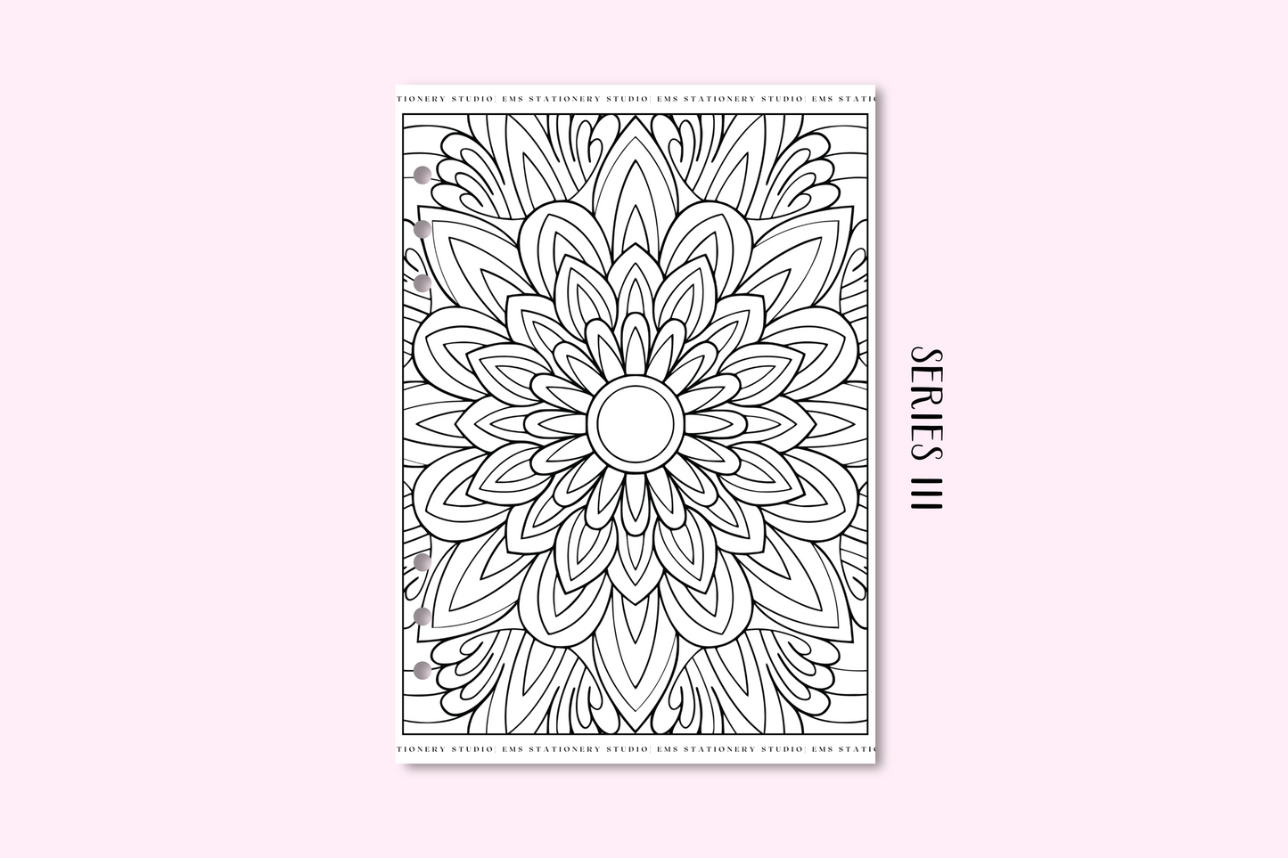 Series III - Mandala Colouring Pages