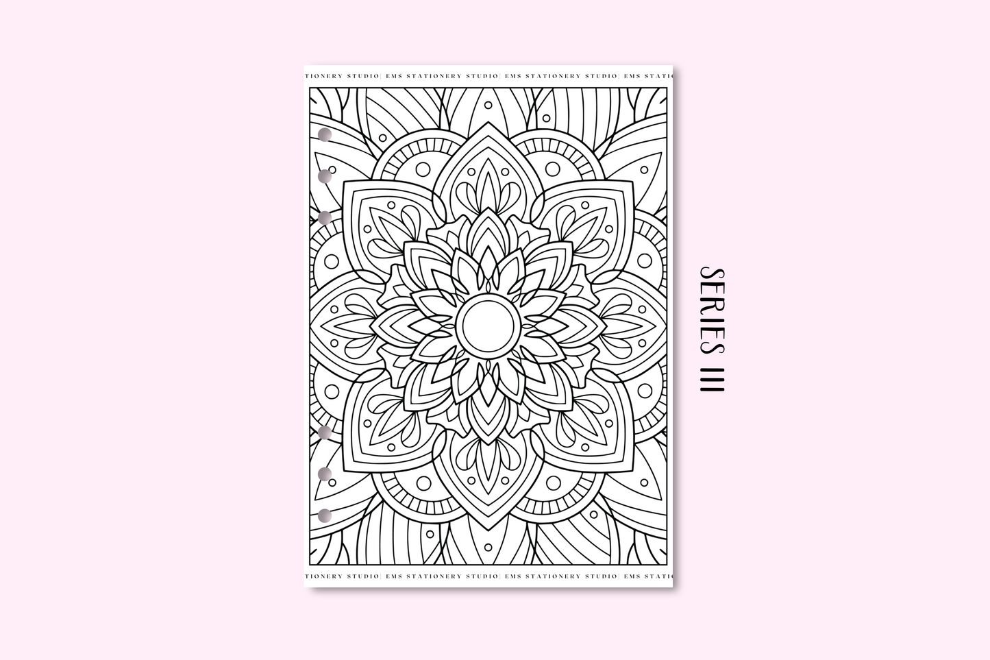 Series III - Mandala Colouring Pages