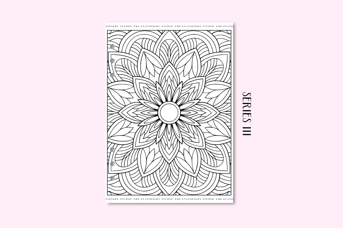 Series III - Mandala Colouring Pages