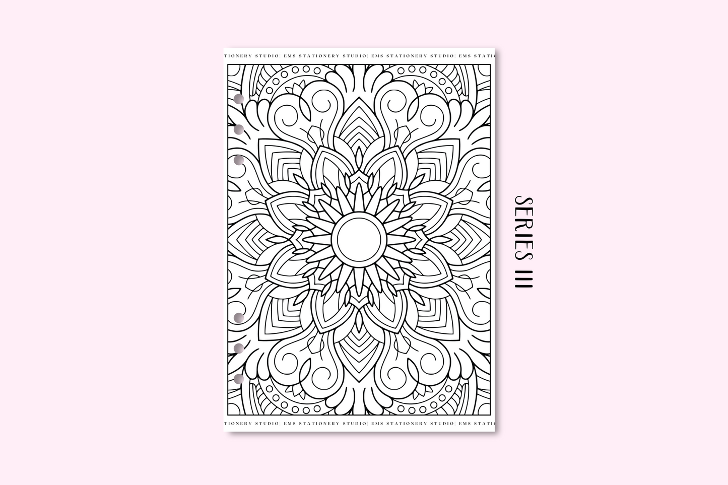 Series III - Mandala Colouring Pages