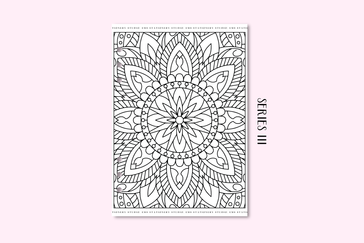 Series III - Mandala Colouring Pages