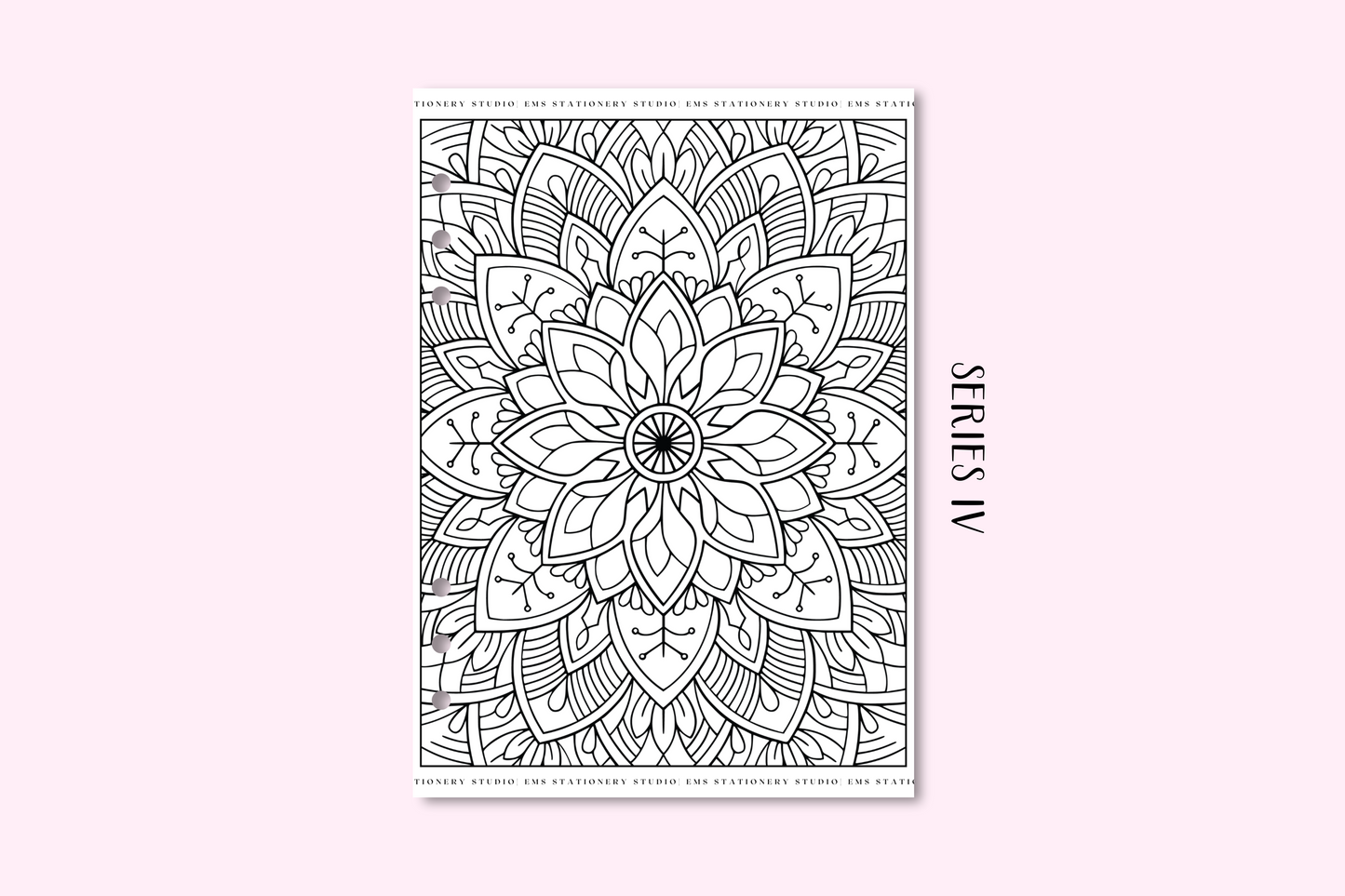 Series VI - Mandala Colouring Pages