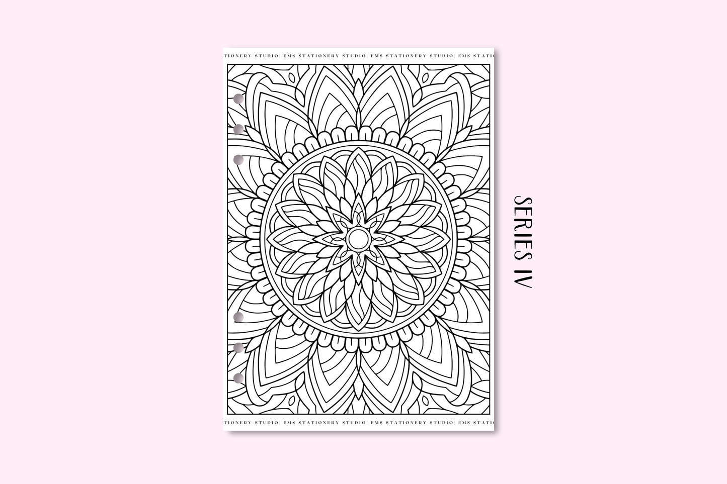 Series VI - Mandala Colouring Pages