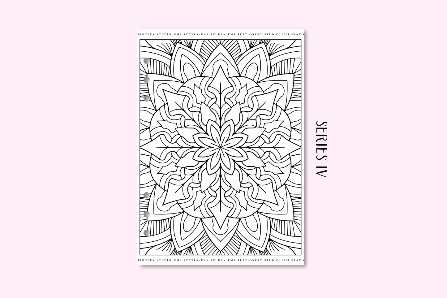 Series VI - Mandala Colouring Pages