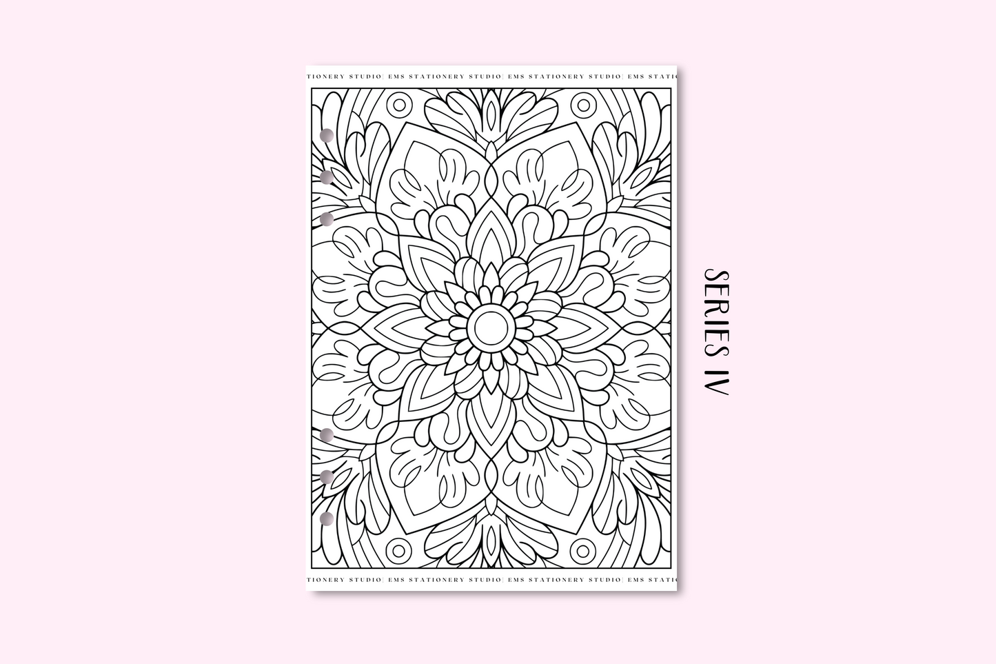 Series VI - Mandala Colouring Pages