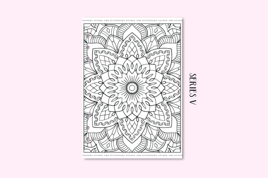 Series V - Mandala Colouring Pages