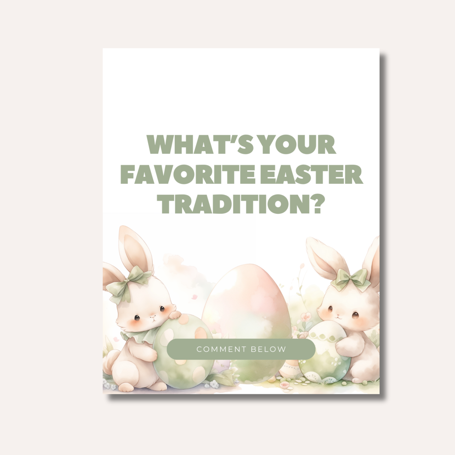 Easter Social Media Posts (Digital Link)
