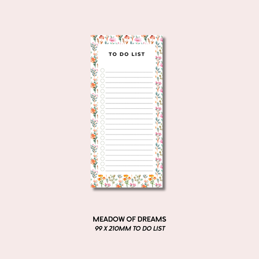 Meadow Of Dreams To Do List