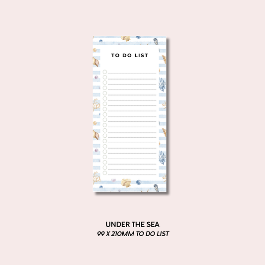 Under The Sea To Do List