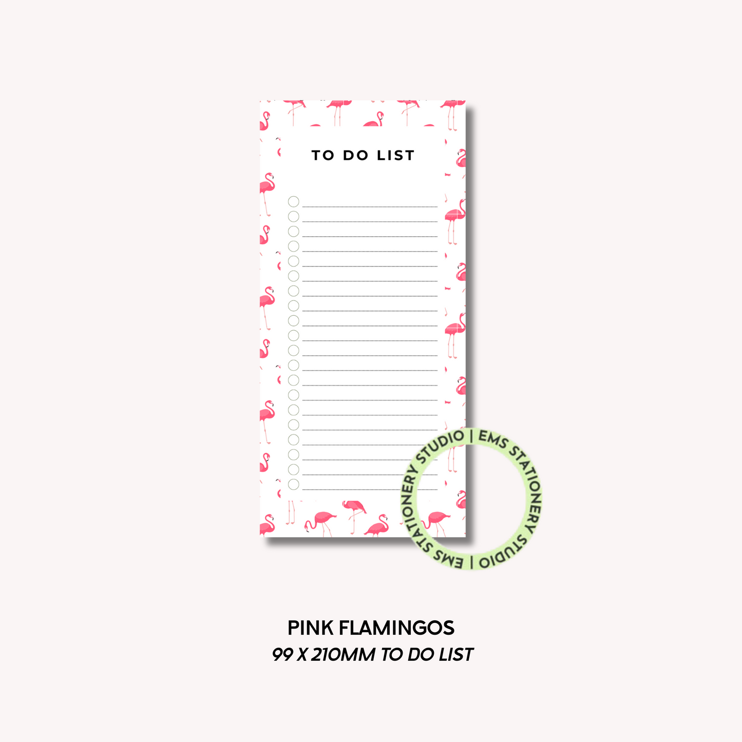 Pink Flamingo To Do List