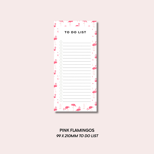 Pink Flamingo To Do List