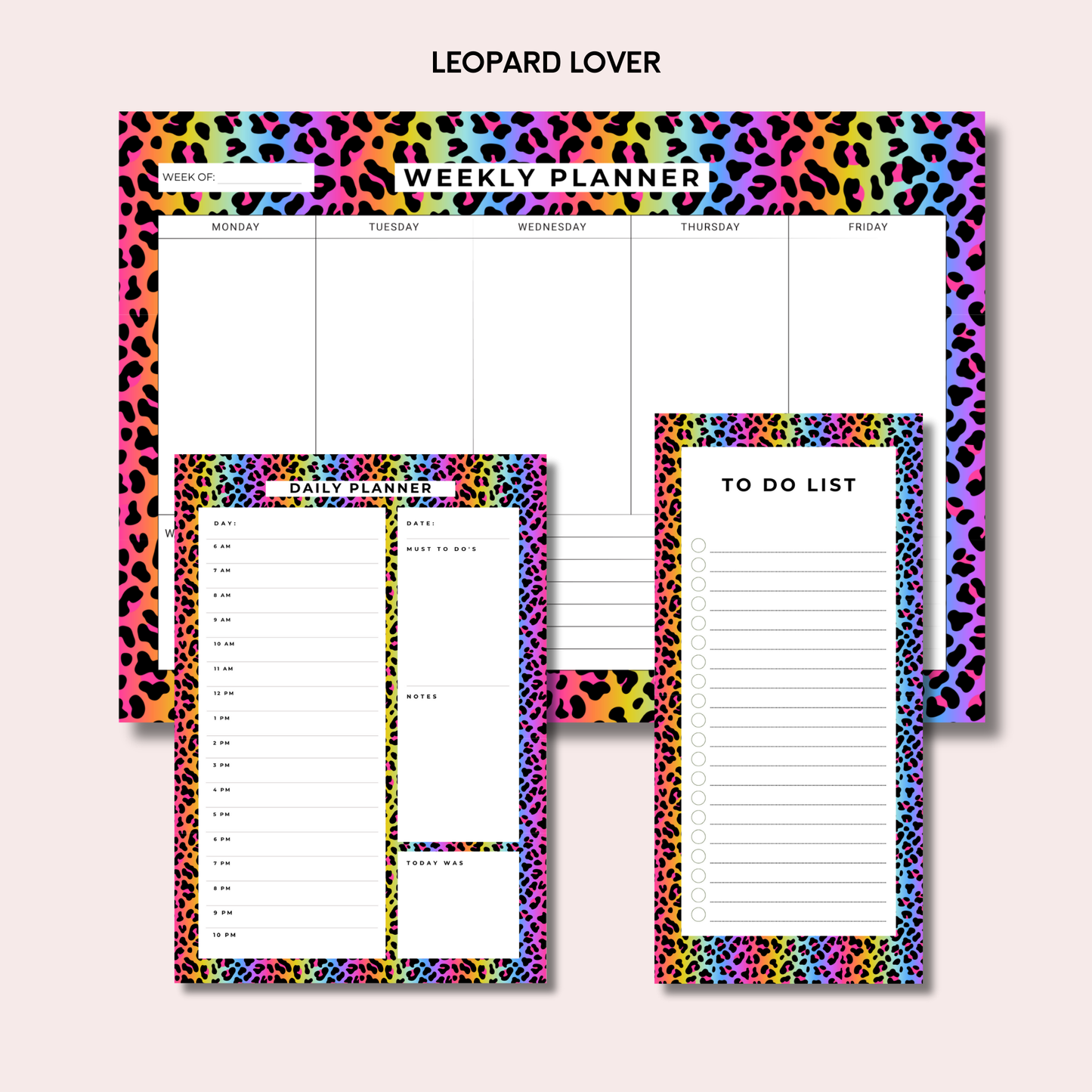 The Ultimate Trio: Weekly Planner, Daily Planner & To-Do List