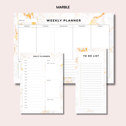 The Ultimate Trio: Weekly Planner, Daily Planner & To-Do List