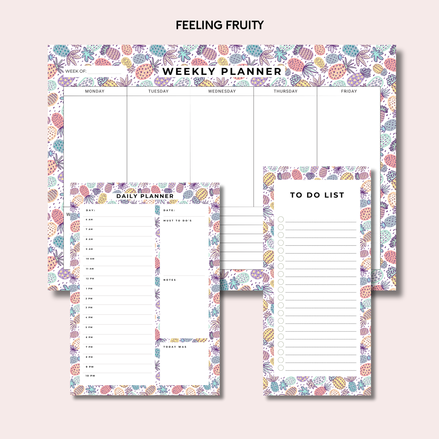 The Ultimate Trio: Weekly Planner, Daily Planner & To-Do List