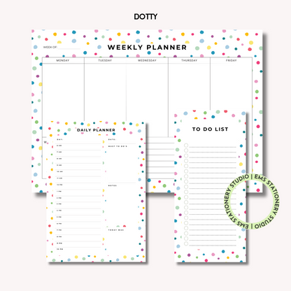 The Ultimate Trio: Weekly Planner, Daily Planner & To-Do List