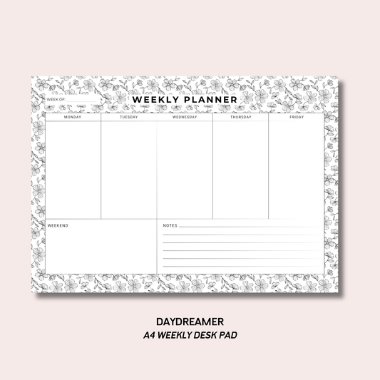 Daydreamer A4 Weekly Desk Pad