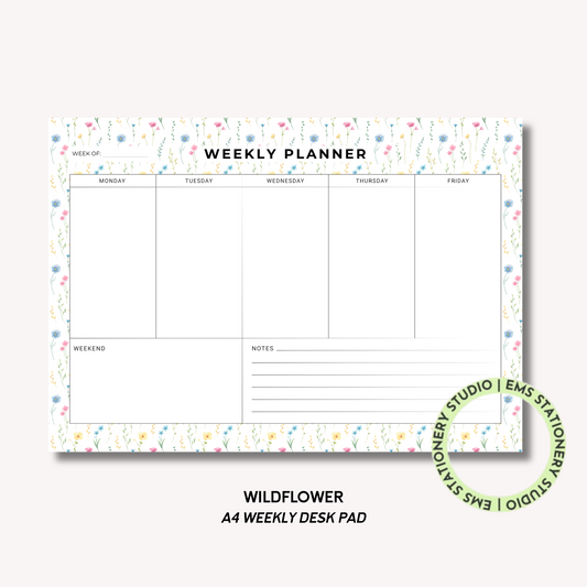 Pretty As A Picture A4 Weekly Desk Pad