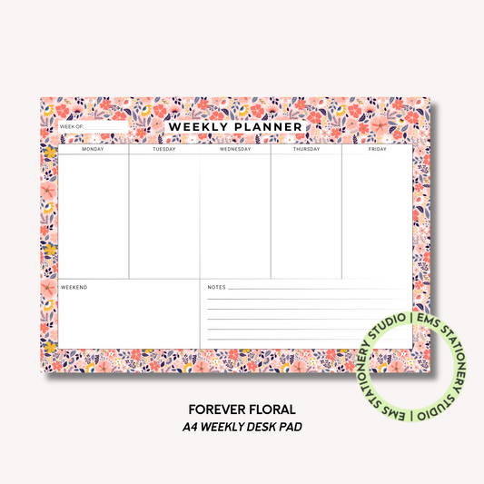 Forever Floral- A4 Weekly Planner