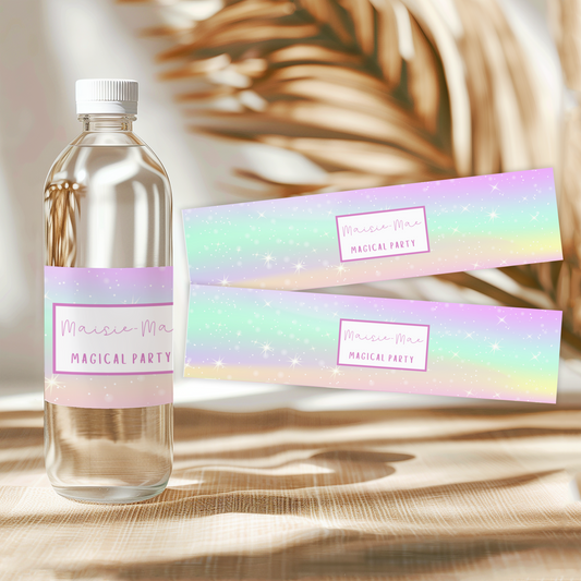 Magical Water Bottle Labels
