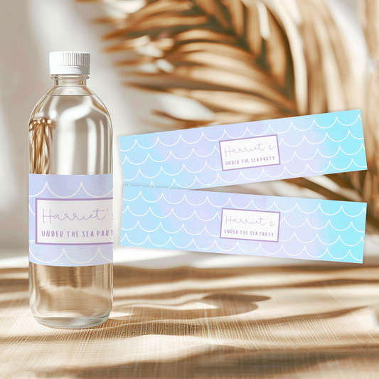 Pretty as a Pearl Water Bottle Label