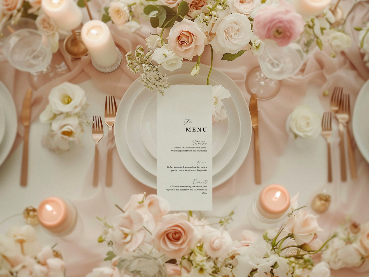 Wedding Menu 001