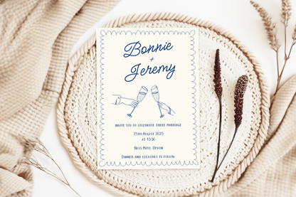 Bonnie Blue Invitation