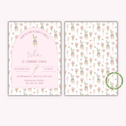 Bunny Party Invitation