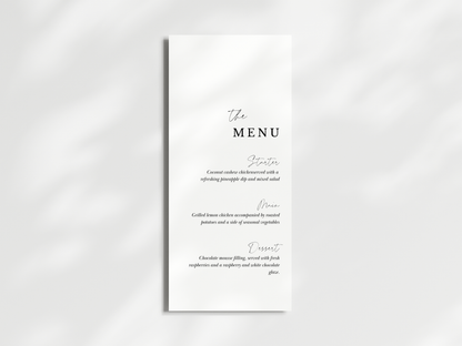 Elegant Menu Style #1