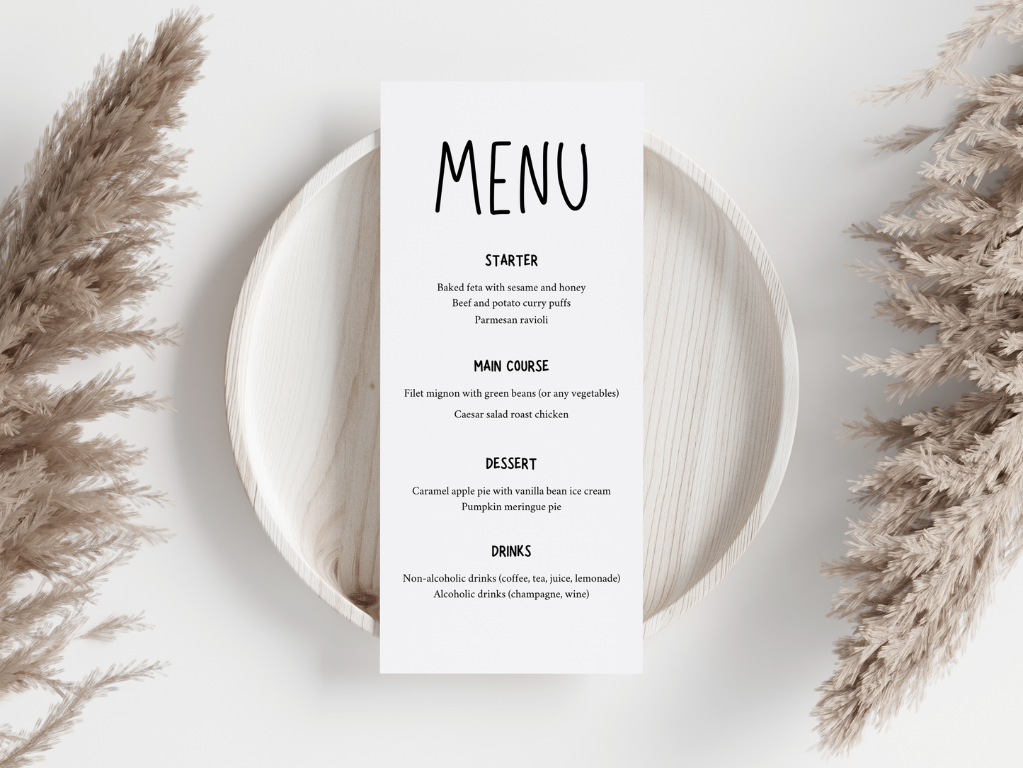 Wedding Menu 004