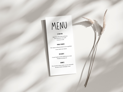 Wedding Menu 004