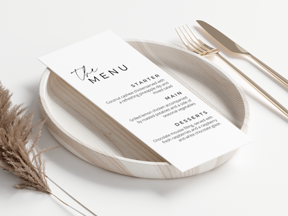 Wedding Menu 003