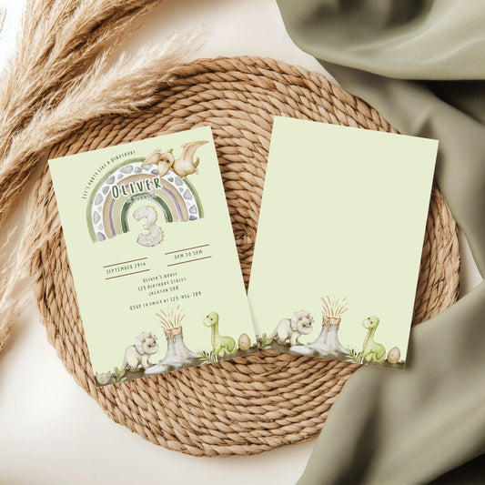 Dinosaur Party Invitation