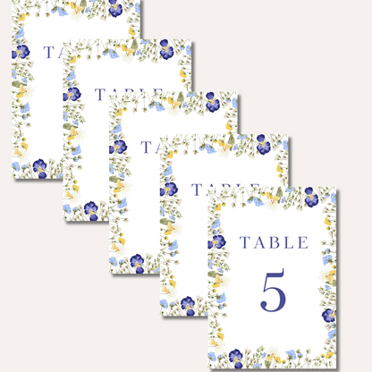 Table Numbers- Isla