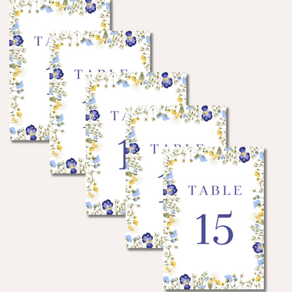 Table Numbers- Isla