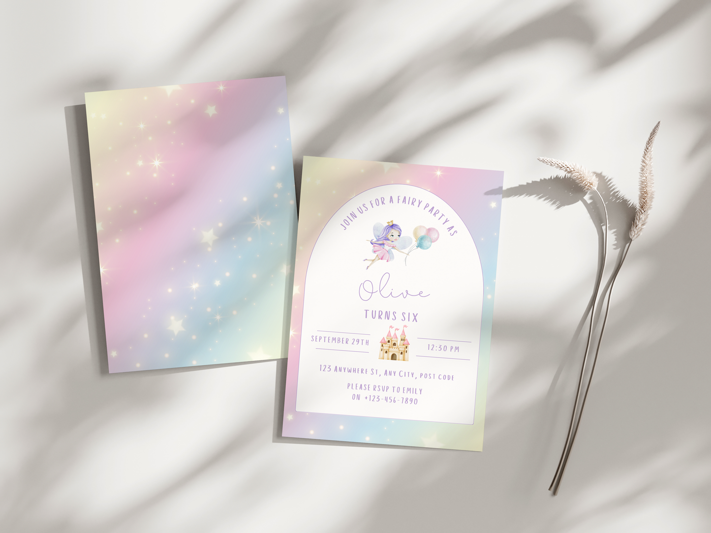 Fairy Birthday Invitation