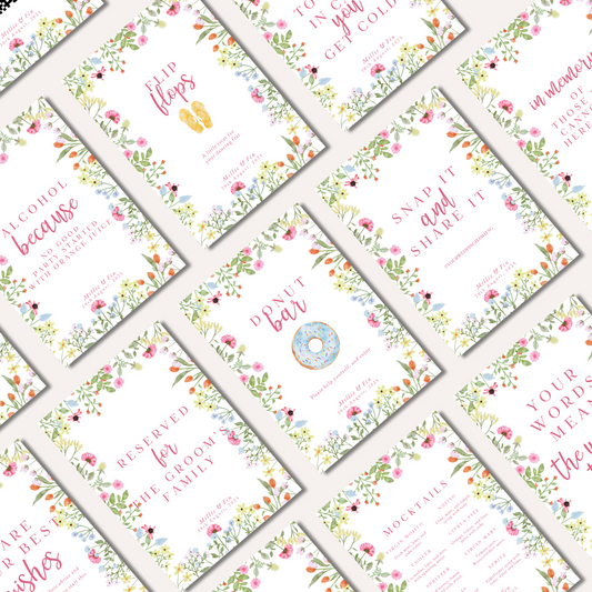 Millie: Complete Sign Collection (Over 100 Signs 5X7") DIGITAL DOWNLOAD